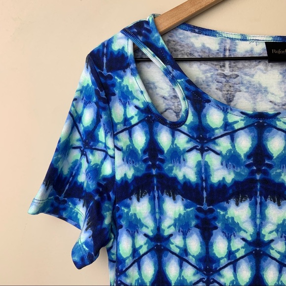 Rafaella Cutout Tie-Dye Dress Size: Medium - Picture 8 of 16